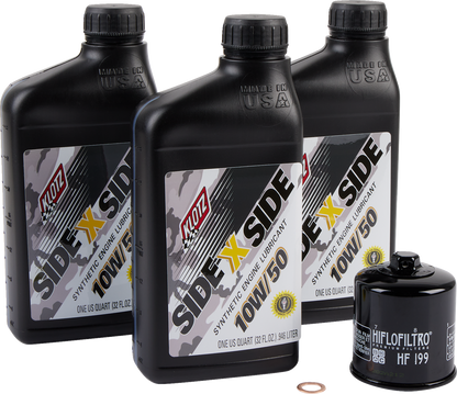 Klotz Oil Polaris SxS 10W/50 V - Twin Oil Change Kit - Part KU - 103 by Klotz Oil - Kelly Motorsports