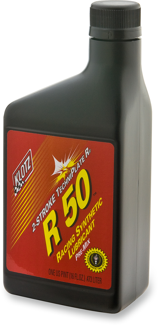 Klotz Oil R - 50 Racing TechniPlate® Synthetic 2 - Stroke Premix Oil - 1 Pint (Part KL - 102) - Kelly Motorsports