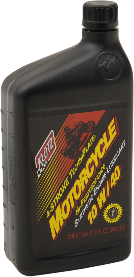 KLOTZ OIL Synthetic Engine Oil 10W - 40 - 1 Quart (Part Number: KL - 840) - Kelly Motorsports