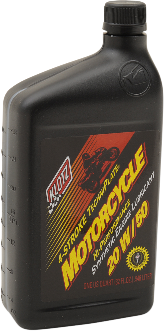 Klotz Oil Synthetic Engine Oil 20W - 50 - 1 Quart (Part KL - 850) - Kelly Motorsports