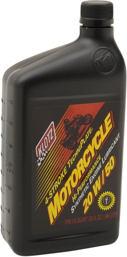 Klotz Oil Synthetic Engine Oil 20W - 50 - 1 Quart (Part KL - 850) - Kelly Motorsports