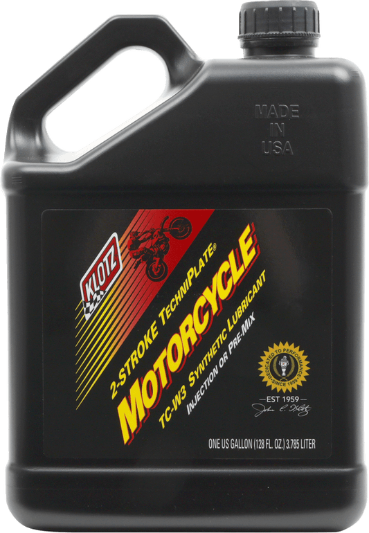 Klotz Oil TC-W 3® 2-Stroke Engine Oil – 1 Gallon, KL-3021, for Off-Road Motorcycles and Powersports Vehicles - Kelly Motorsports