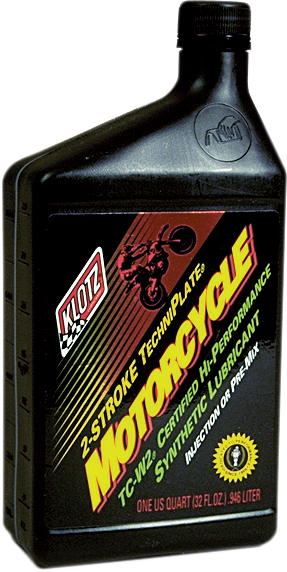 KLOTZ OIL TechniPlate® Synthetic TCW - 2 2 - Stroke Oil - 1 Quart (Part KL - 300) - Kelly Motorsports