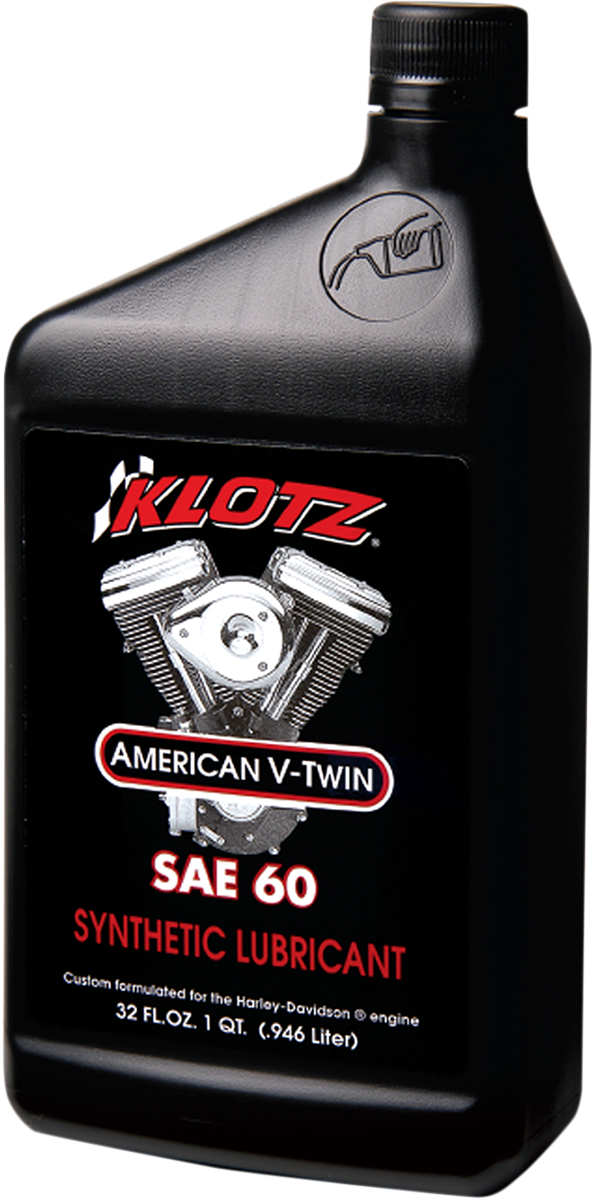 KLOTZ OIL V Twin Synthetic Oil 60W - 1 Quart (Part Number KH - 60) - Kelly Motorsports