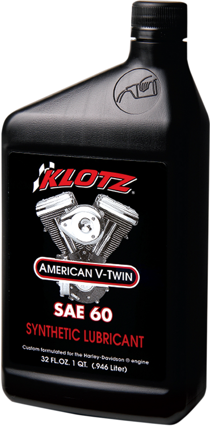 KLOTZ OIL V Twin Synthetic Oil 60W - 1 Quart (Part Number KH - 60) - Kelly Motorsports