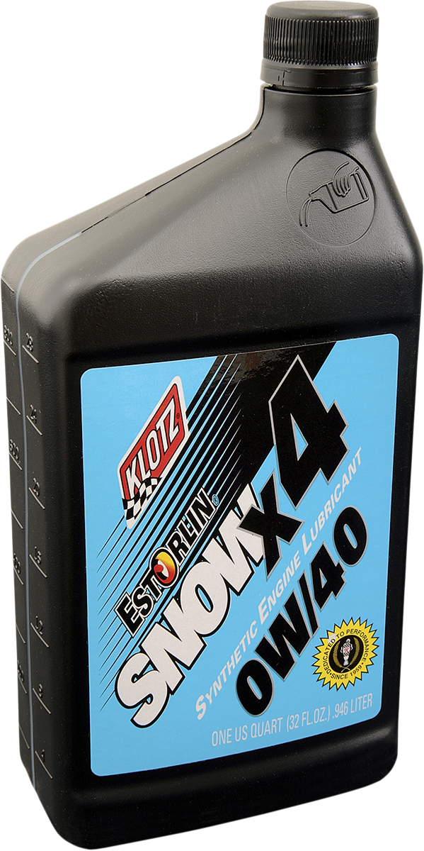 KLOTZ OIL X4 Snow Oil 0W - 40 - 1 Quart (Part Number KE840) for 4 - Stroke Snowmobiles - Kelly Motorsports