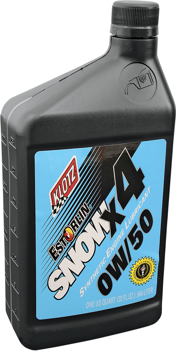 KLOTZ OIL X4 Snow Oil 0W - 50, 1 Quart - KE850 for 4 - Stroke Snowmobiles - Kelly Motorsports