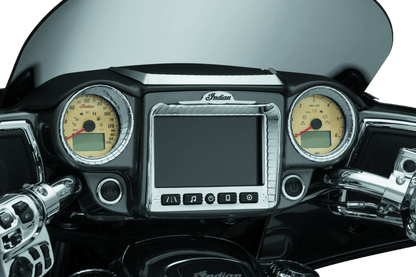 Kuryakyn Aztec Gauge Accent for 2014-2021 Indian Chieftain and Roadmaster Models - Kelly Motorsports