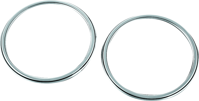 Kuryakyn Corona Speaker Grills Chrome for Harley-Davidson Touring Models - Kelly Motorsports