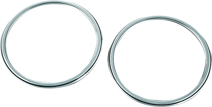Kuryakyn Corona Speaker Grills Chrome for Harley-Davidson Touring Models - Kelly Motorsports