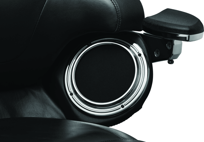 Kuryakyn Corona Speaker Grills Chrome for Harley-Davidson Touring Models - Kelly Motorsports