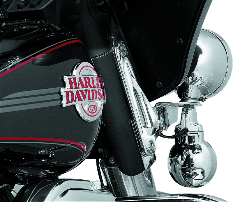 Kuryakyn Custom Teardrop Tie-Down Brackets for Harley Davidson Touring Models - Kelly Motorsports