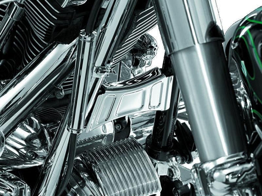 Kuryakyn Downtube Cross Brace Cover for Harley-Davidson Touring Models 1999-2013 - Kelly Motorsports
