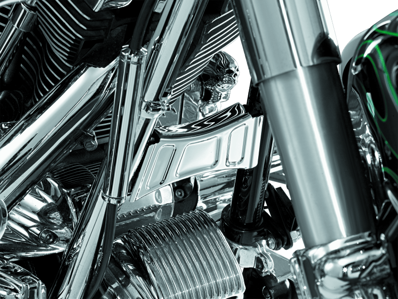 Kuryakyn Downtube Cross Brace Cover for Harley-Davidson Touring Models 1999-2013 - Kelly Motorsports