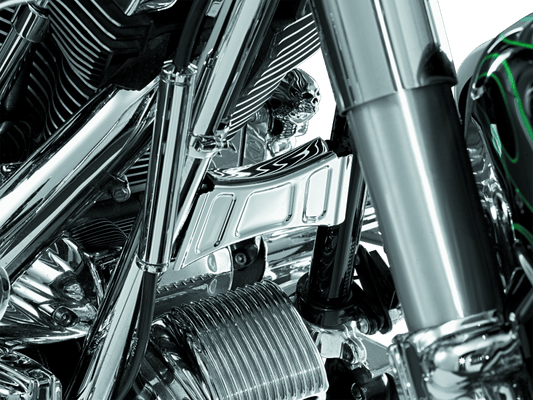Kuryakyn Downtube Cross Brace Cover for Harley-Davidson Touring Models 1999-2013 - Kelly Motorsports
