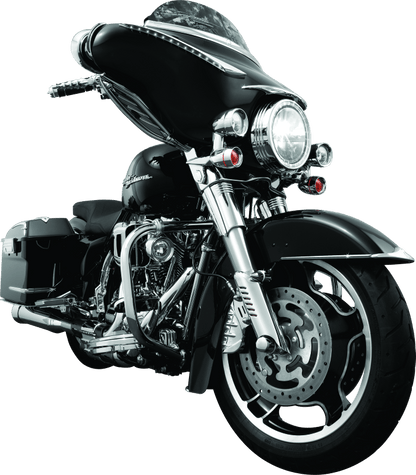 Kuryakyn Front Fender Side Trim Chrome for Harley Davidson Touring Models - Kelly Motorsports