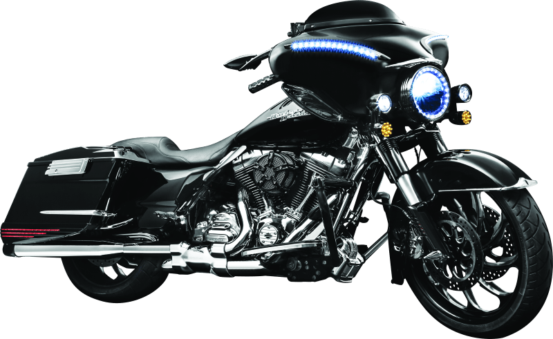 Kuryakyn Front Fender Side Trim Chrome for Harley Davidson Touring Models - Kelly Motorsports