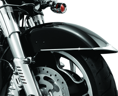 Kuryakyn Front Fender Side Trim Chrome for Harley Davidson Touring Models - Kelly Motorsports