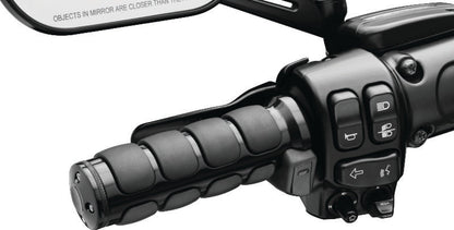 Kuryakyn Heated ISO Grips Throttle-By-Wire Gloss Black – Stay Warm on Cold Rides - Kelly Motorsports