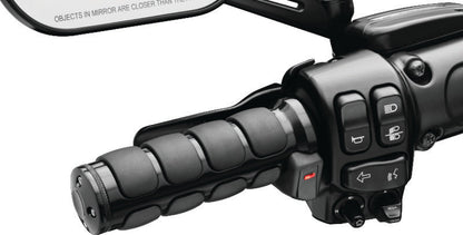 Kuryakyn Heated ISO Grips Throttle-By-Wire Gloss Black – Stay Warm on Cold Rides - Kelly Motorsports