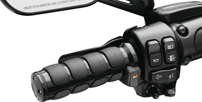 Kuryakyn Heated ISO Grips Throttle-By-Wire Gloss Black – Stay Warm on Cold Rides - Kelly Motorsports