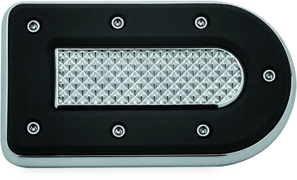 Kuryakyn Heavy Industry Brake Pedal Pad for FL Models with Chrome Finish Part #kur7039 - Kelly Motorsports