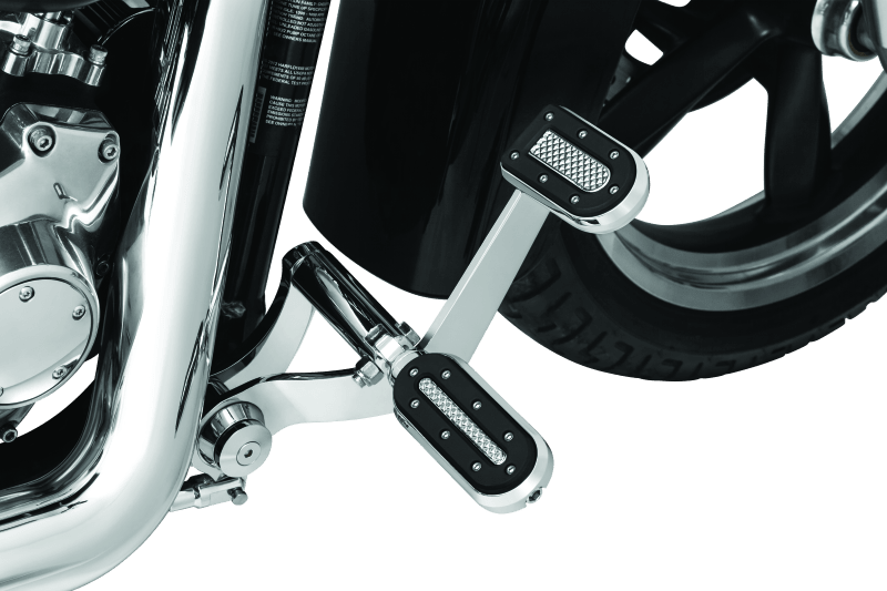 Kuryakyn Heavy Industry Brake Pedal Pad for Harley Davidson FX Models - Part Number kur7037 - Kelly Motorsports