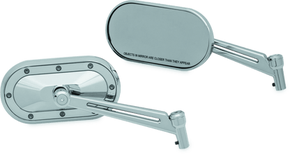 Kuryakyn Heavy Industry Chrome Mirrors Part Number KUR1736 for Powersports Vehicles - Kelly Motorsports