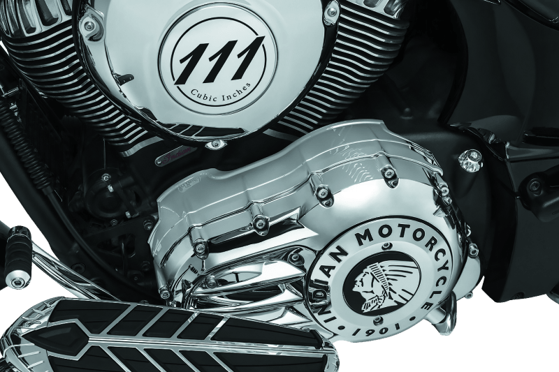 Kuryakyn Inner Primary Cover 14-23 Indian Models Chrome - Smooth Contoured Upgrade - Kelly Motorsports
