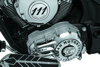 Kuryakyn Inner Primary Cover 14-23 Indian Models Chrome - Smooth Contoured Upgrade - Kelly Motorsports