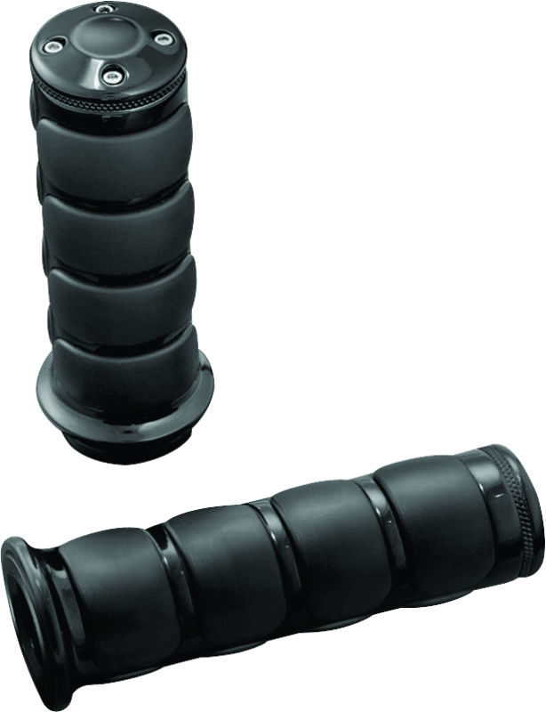 Kuryakyn ISO Grip Universal 7/8 inch Gloss Black for Honda Rebel Models - Kelly Motorsports