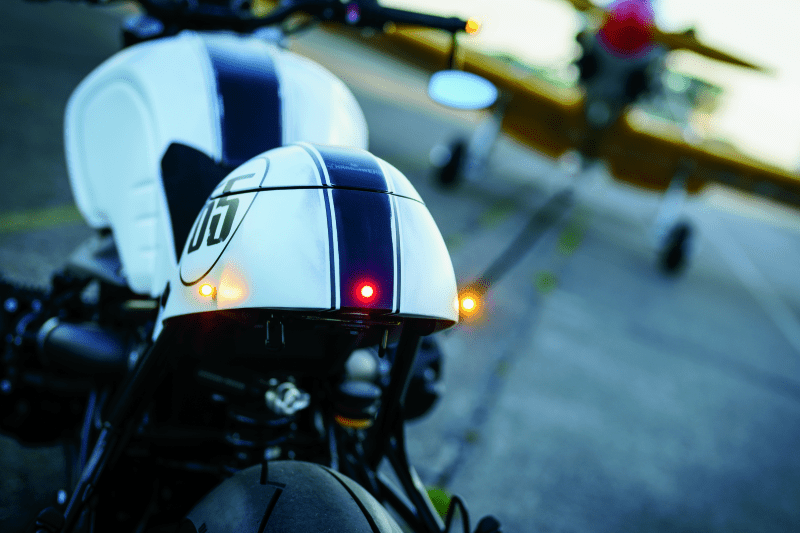 Kuryakyn Kellerman Atto Smoke Lens Amber Dark Satin Black – Compact High-Power LED Signal Light for Powersports Vehicles - Kelly Motorsports