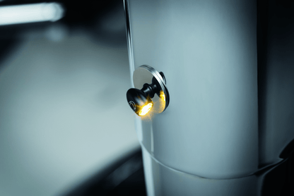 Kuryakyn Kellermann Atto Clear Lens Amber LED Lights in Satin Black - Kelly Motorsports