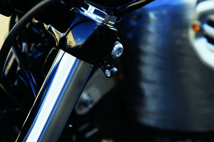 Kuryakyn Kellermann Atto Clear Lens Amber LED Lights in Satin Black - Kelly Motorsports