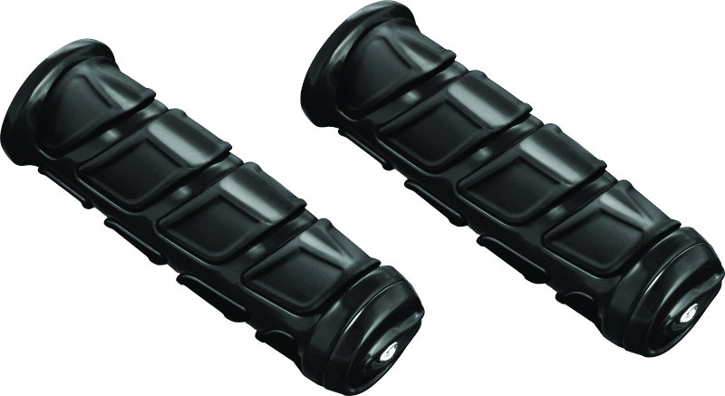 Kuryakyn Kinetic Grips Universal 1 inch Gloss Black for Honda VTX and Shadow Models - Kelly Motorsports