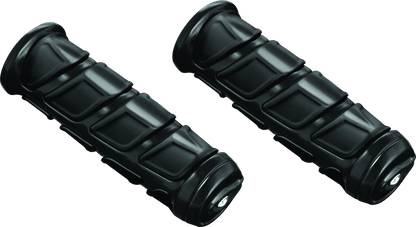 Kuryakyn Kinetic Grips Universal 1 inch Gloss Black for Honda VTX and Shadow Models - Kelly Motorsports