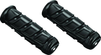 Kuryakyn Kinetic Grips Universal 1 inch Gloss Black for Honda VTX and Shadow Models - Kelly Motorsports