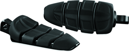 Kuryakyn Kinetic Peg with Male Mount Adapter in Gloss Black – Versatile Powersports Foot Pegs - Kelly Motorsports
