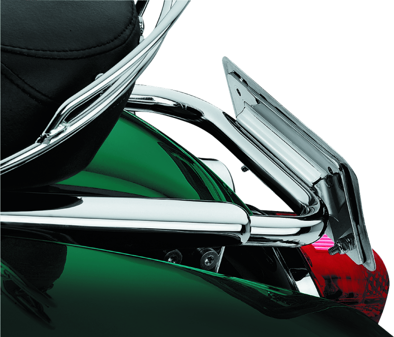 Kuryakyn Laydown License Plate Holder for Harley Davidson Touring Models - Kelly Motorsports