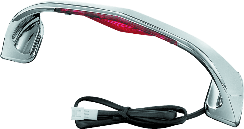 Kuryakyn LED Lighted Trunk Lid Handle for Honda GL1800 Gold Wing (2001-2005) - Chrome with Clear Lens and Red LEDs - Kelly Motorsports
