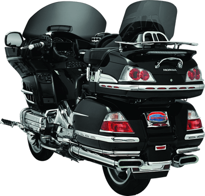 Kuryakyn LED Lighted Trunk Lid Handle for Honda GL1800 Gold Wing (2001-2005) - Chrome with Clear Lens and Red LEDs - Kelly Motorsports