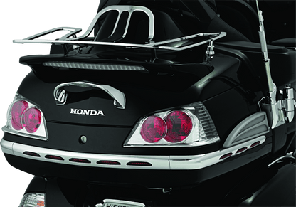 Kuryakyn LED Lighted Trunk Lid Handle for Honda GL1800 Gold Wing (2001-2005) - Chrome with Clear Lens and Red LEDs - Kelly Motorsports