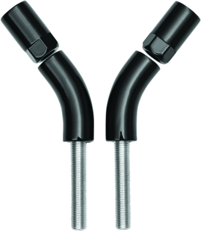 Kuryakyn Mirror Stem 3 inch Outward Extenders for Powersports Vehicles, Black (Part #kur1216) - Kelly Motorsports
