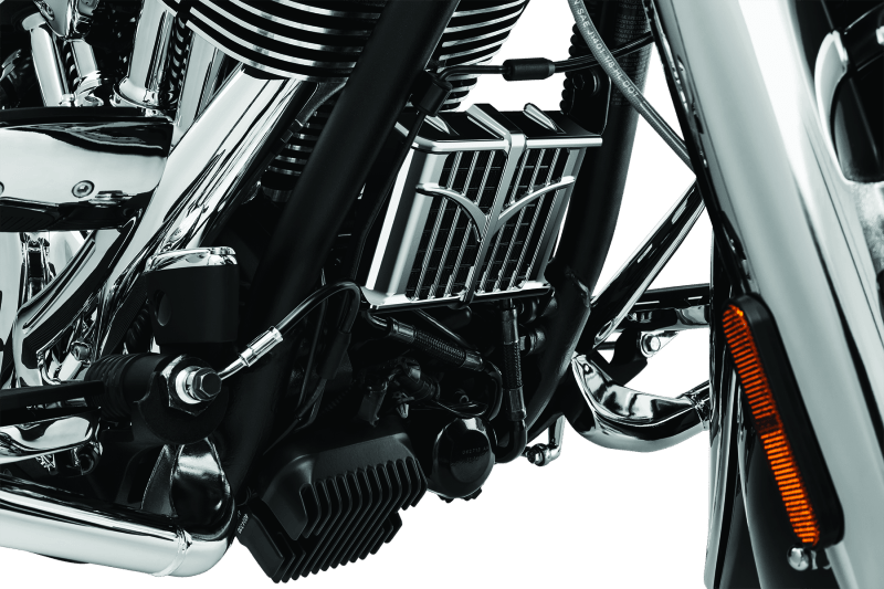 Kuryakyn Oil Cooler Cover for 2014-2023 Indian Models Chrome – Easy Bolt-On Upgrade - Kelly Motorsports
