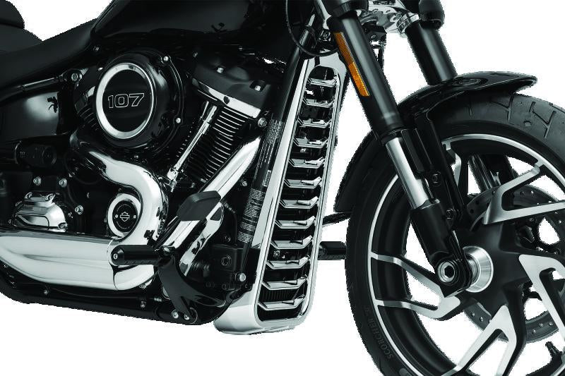 Kuryakyn Precision Chin Spoiler for M8 Softail Models in Chrome - Part #kur6464 - Kelly Motorsports