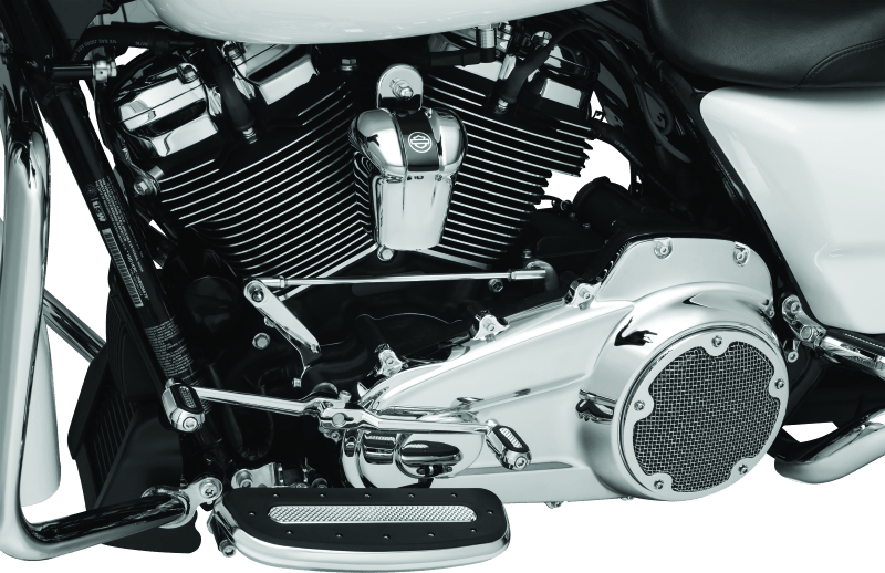 Kuryakyn Precision Transmission Top Cover for 2017-2018 Harley Davidson Touring Models in Chrome - Part Number KUR6415 - Kelly Motorsports