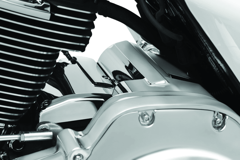 Kuryakyn Precision Transmission Top Cover for 2017-2018 Harley Davidson Touring Models in Chrome - Part Number KUR6415 - Kelly Motorsports