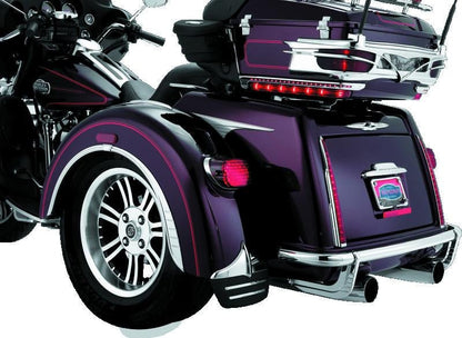 Kuryakyn Rear Bumper Accents for Harley Davidson Trike - Chrome, Part #kur7223 - Kelly Motorsports