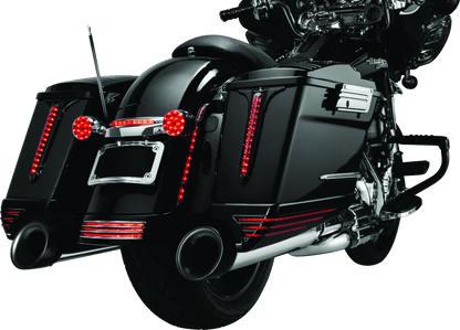 Kuryakyn Rear Fender Accents for Harley Davidson FLHX and FLTRX Models in Chrome - Kelly Motorsports