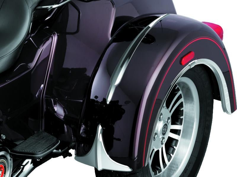 Kuryakyn Rear Fender Accents Leading Edge for Harley Davidson Tri Glide Ultra Classic and Street Glide Trike - Kelly Motorsports